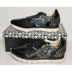 PRIMADONNA COLLECTION WOMEN'S green CAMO SNEAKERS SIZE EURO 36 NEW / BOX